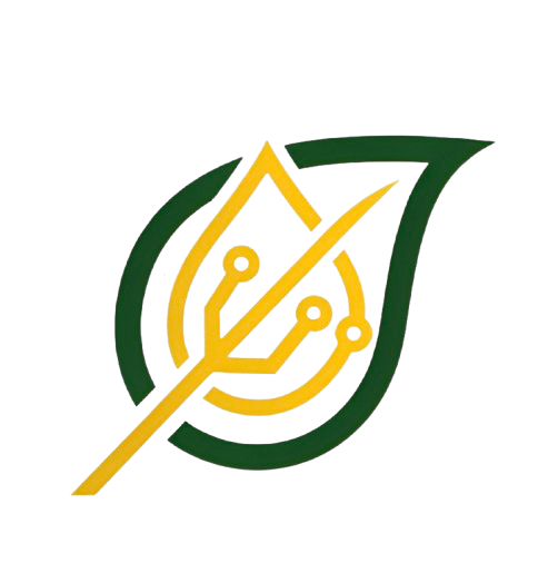 Logo CoopAgro PR com folha e circuitos
